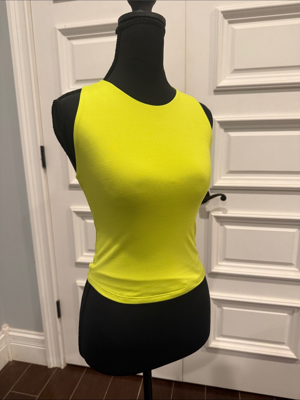 Reversible Patagonia Neon Yellow and Gray Sleeveless Tank Top - Women